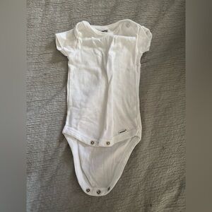 Gerber Classic White Baby Bodysuit